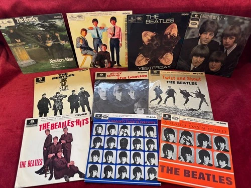 45Rpm 10 x Parlophone Ep's By The Beatles 'Nowhere Man, For Sale' Etc..