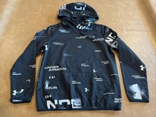 Under Armour Loose Hoodie Black Youth Medium 
