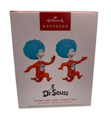 Hallmark Keepsake Thing One Thing Two Ornament Dr. Suess Christmas Collectable