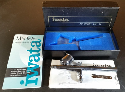 IWATA Airbrush Kit HP-C Professional Artist Painting Tool Wrench Case