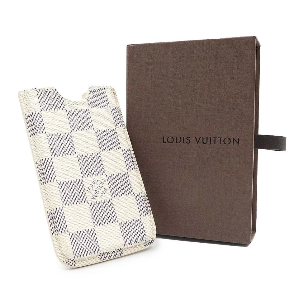 路易威登 Etui iPhone 4 硬质保护壳 Damier Azur 白色 N63001 带盒 — 第 2/4 张图片
