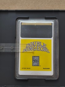 Turbografx Double Dungeons (TurboGrafx-16, 1990) - Original HuCard Game TESTED