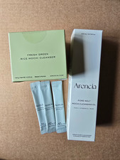Arencia Pore Melt Mochi Cleansing Oil 200ml Fresh Green Rice Mochi Cleanser 120g