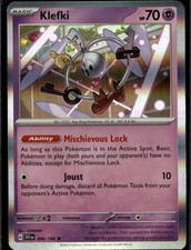 Klefki Rara SV01: Scarlatto e Viola Set Base 096/198 Psychic Holofoil Pokemon Auto