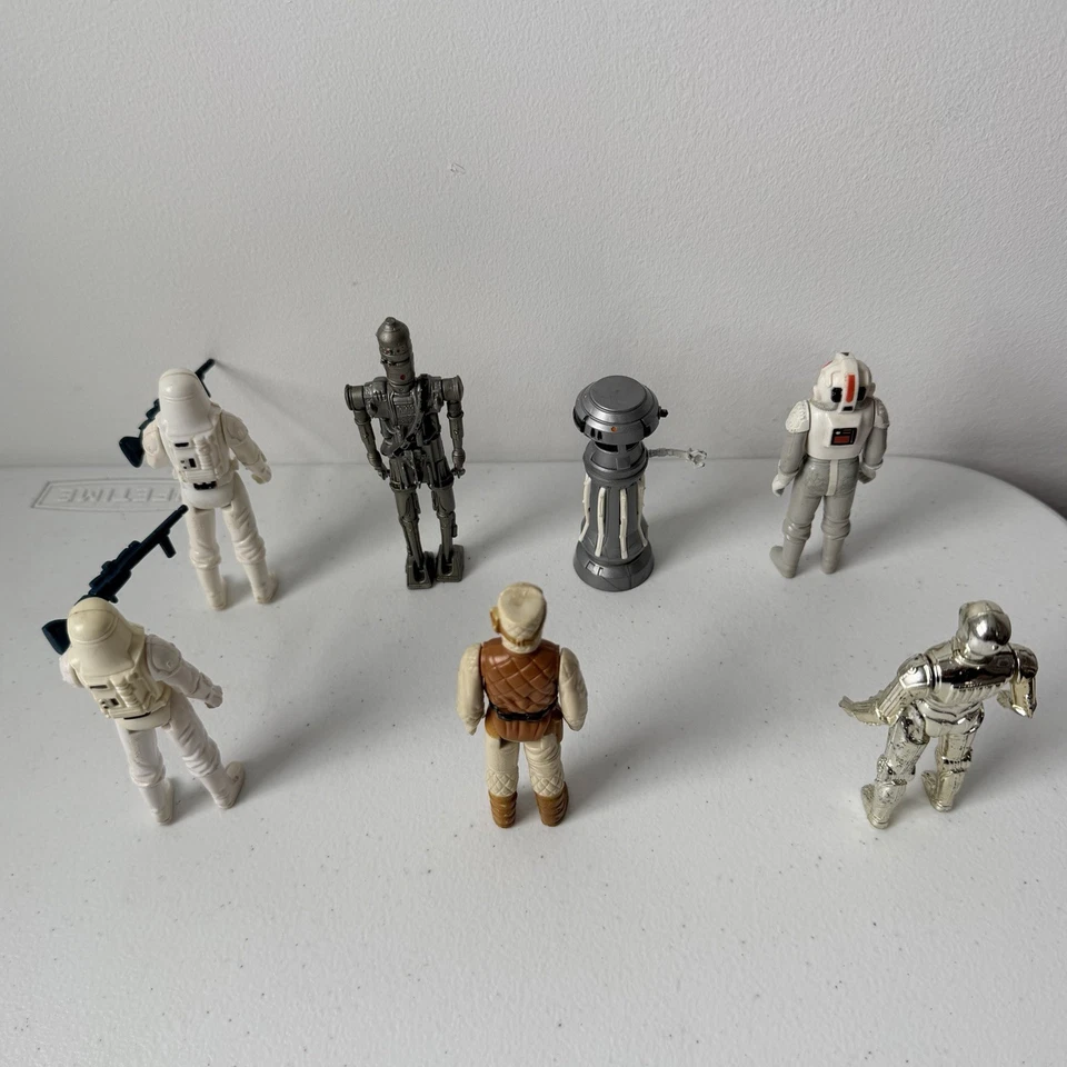 Vintage 1980s Star Wars Mixed Lot 7 Figures- ESB Patch-Chewy Bandolier Case - Image 4 of 4