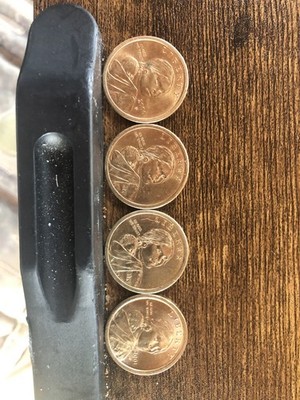 sleeve of PRESIDENTIAL GOLD COINS (SOME MINT) LIST ENCLOSED.... 25 count