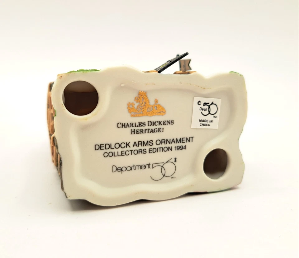 Adorno de brazos Dedlock Dept 56 1994 vintage  Foto 2 de 4