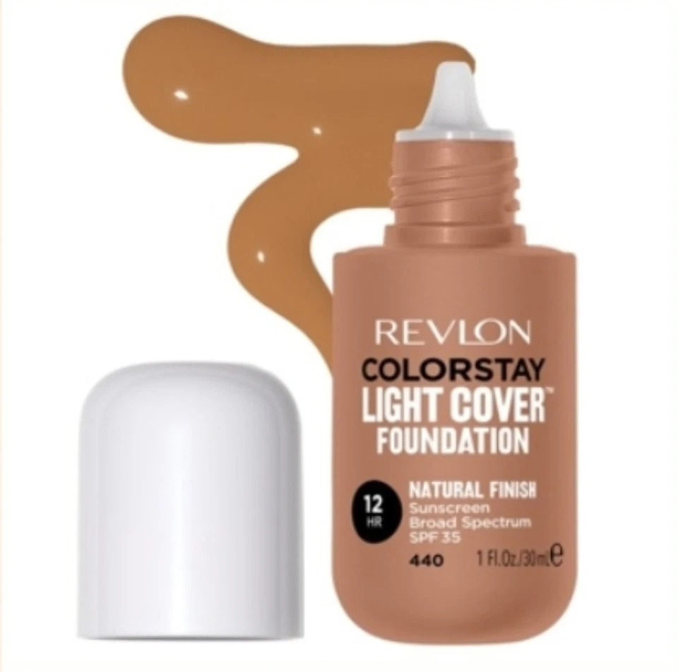  TRIPLE PACK Revlon Colorstay Light Cover Foundation  SP15 30ml 440 Caramel 12HR - Image 3 of 4