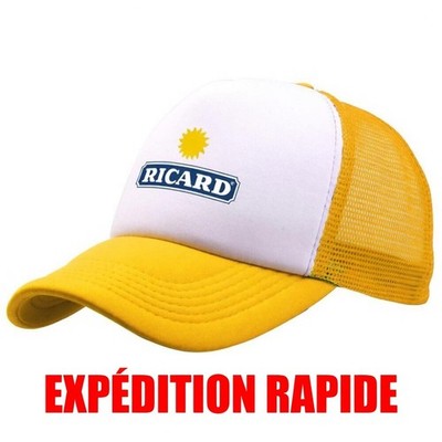 Ricard Mütze gelb Appetithut Sonnenschutz Strand Frühling SOMMER 