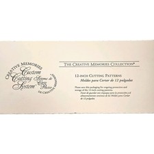 Creative Memories Custom Cutting System 12-Inch Cutting Patterns-Wavy  Straight
