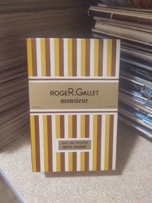 Roger E Gallet Monsieur Note Avane Eau De Toilette 100ml Splash Vintage Rare
