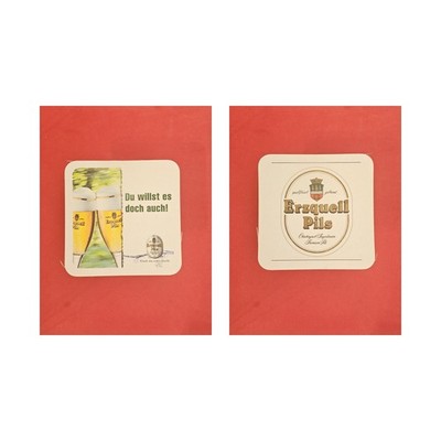 Erzquell you want it too! Brewery Beer Mat Beermat