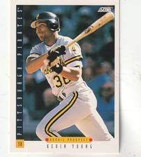 FREE SHIPPING-MMT-1993 Score #273 Kevin Young Pittsburgh Pirates Rookie Prospect