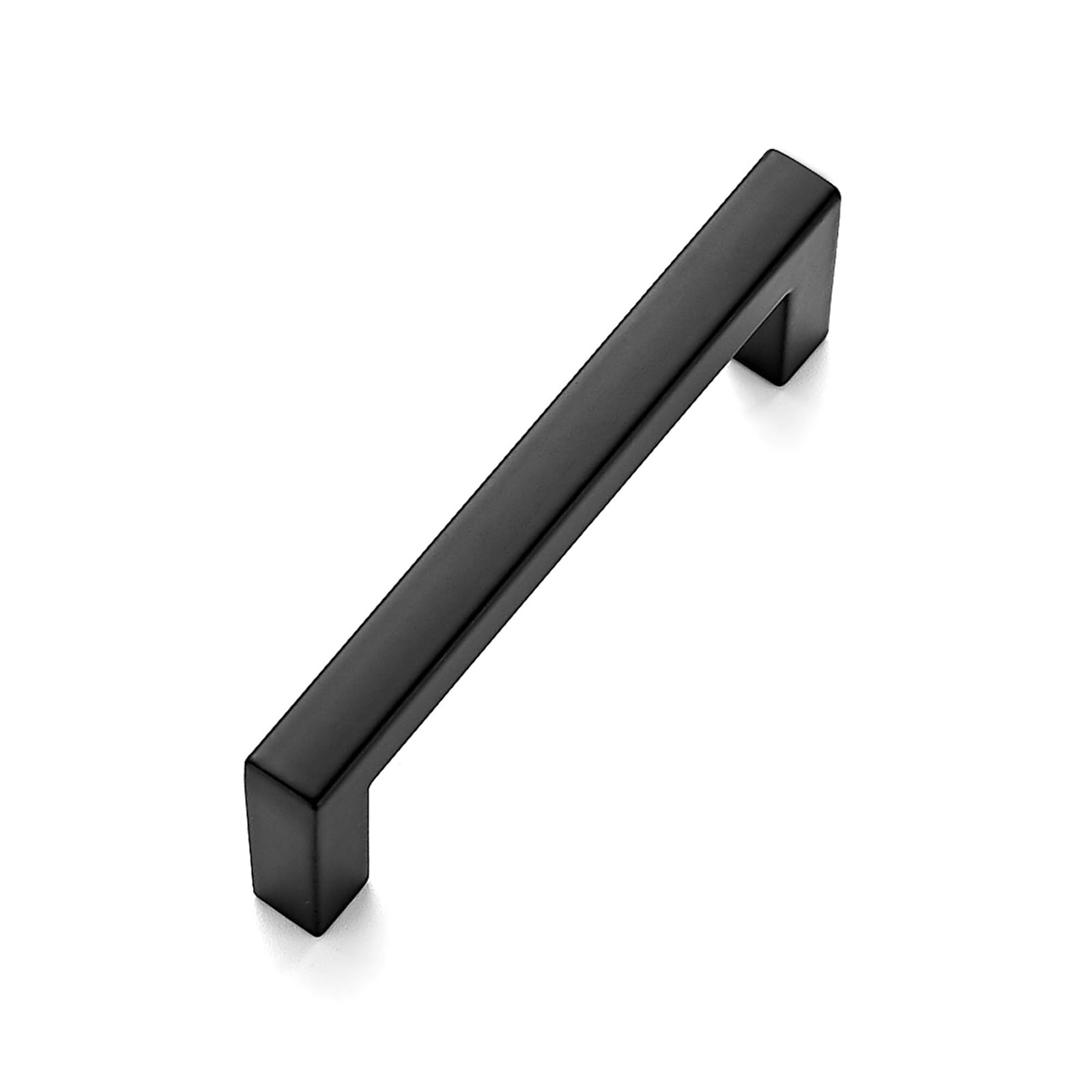 3-Inch Slim Matte Black Square Bar Drawer Handles Modern Cabinet Pulls