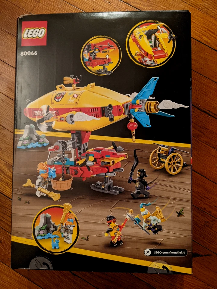 LEGO MONKIE KID: Monkie Kid's Cloud Airship - LEGO 80046 540 piezas ~ NUEVO RETIRADO Foto 2 de 4