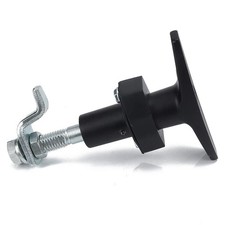 Universal zinc alloy T-Handle Door Latch Lock with Lock cylinder 2 key For Truck