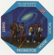 The Jacksons 1984 Victory concert tour Working Backstage Pass - Michael Jackson