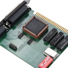 Retro PC ISA RS232 Serial Parallel Port Expansion Card ISA COM1 COM2 LPT Adapter