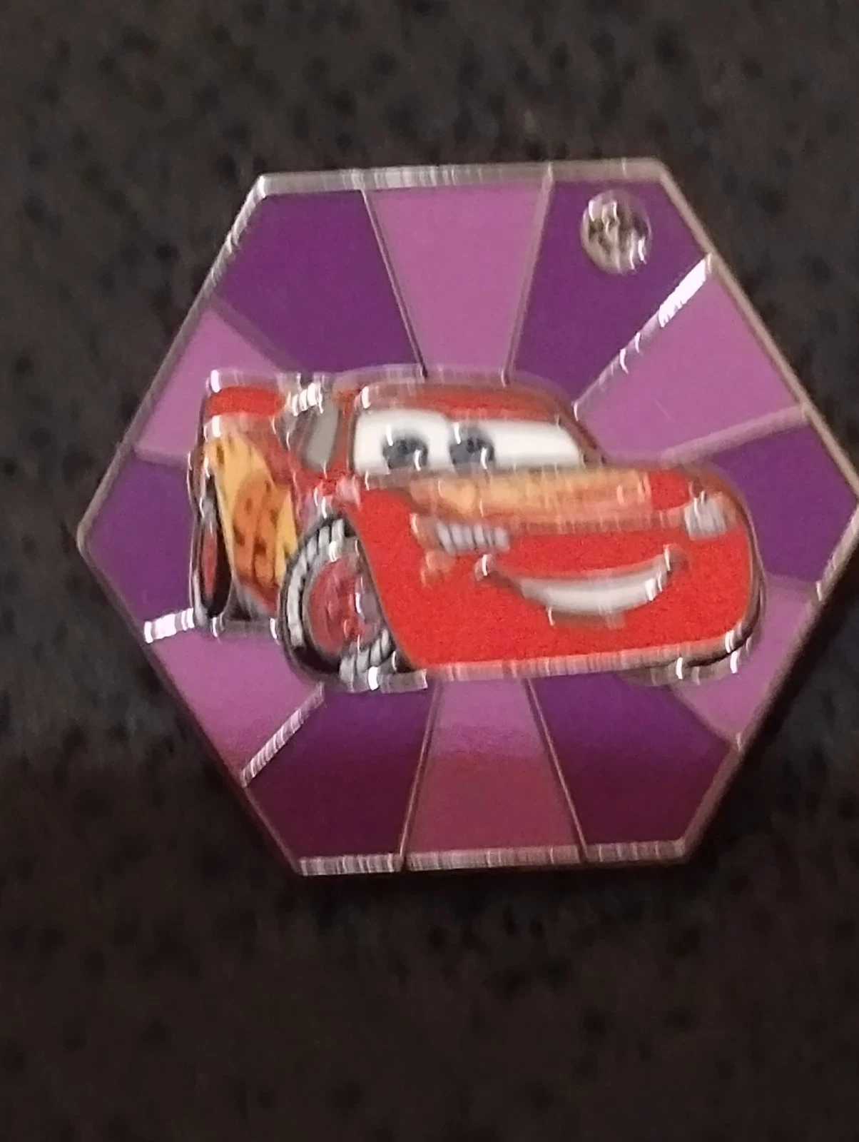 2026 Disney Hidden Mickey Wave A Film Anniversary Lightning McQueen Cars Pin