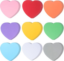72 Pcs 6 Inch Large Heart Paper Cutouts, Double Sided Heart Shape Paper Decorati