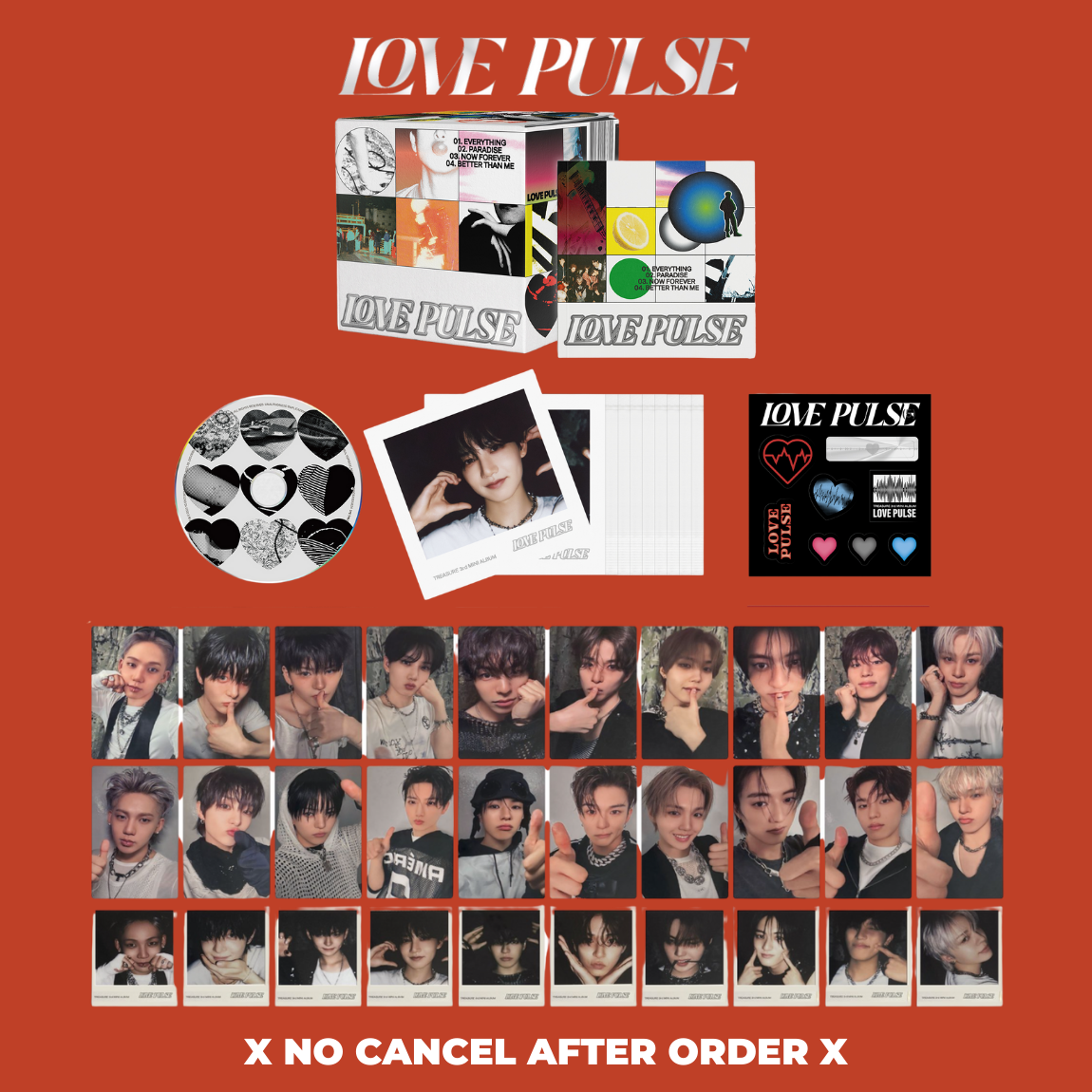 TREASURE LOVE PULSE ポストカード TREASURE - LOVE PULSE [3rd Mini Album - SPORTY Ver.] - K PLACE