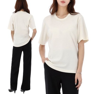 LEMAIRE Rippen T-Shirt Kurzarm TS0002 LJ1016 WH048 153843573