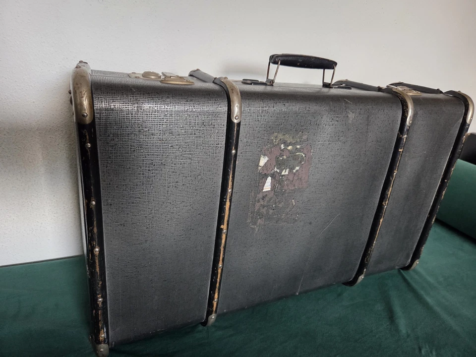 Antiker Überseekoffer - Reisetruhe - 1930-1950. - Bild 2 von 4