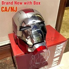 Iron Man MK5 Helmet 1:1 Voice-controlled Mask Wearable Cosplay Party Props Gifts