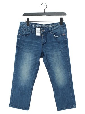 Timezone Men's Jeans W 26 in Blue Cotton with Elastane Straight