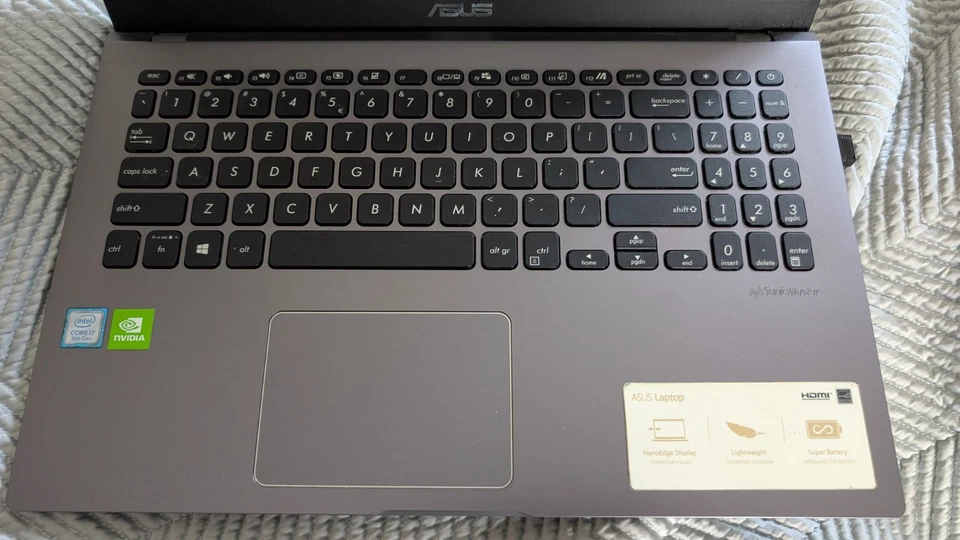 Asus X509FJ i7-8565U CPU @ 1.80GHz 1tb 8GB Ram geforce Mx230 2gb - Image 4 of 4