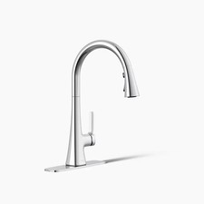 Kohler Guild Pull-down Kitchen Sink Faucet with Three-function Sprayhead