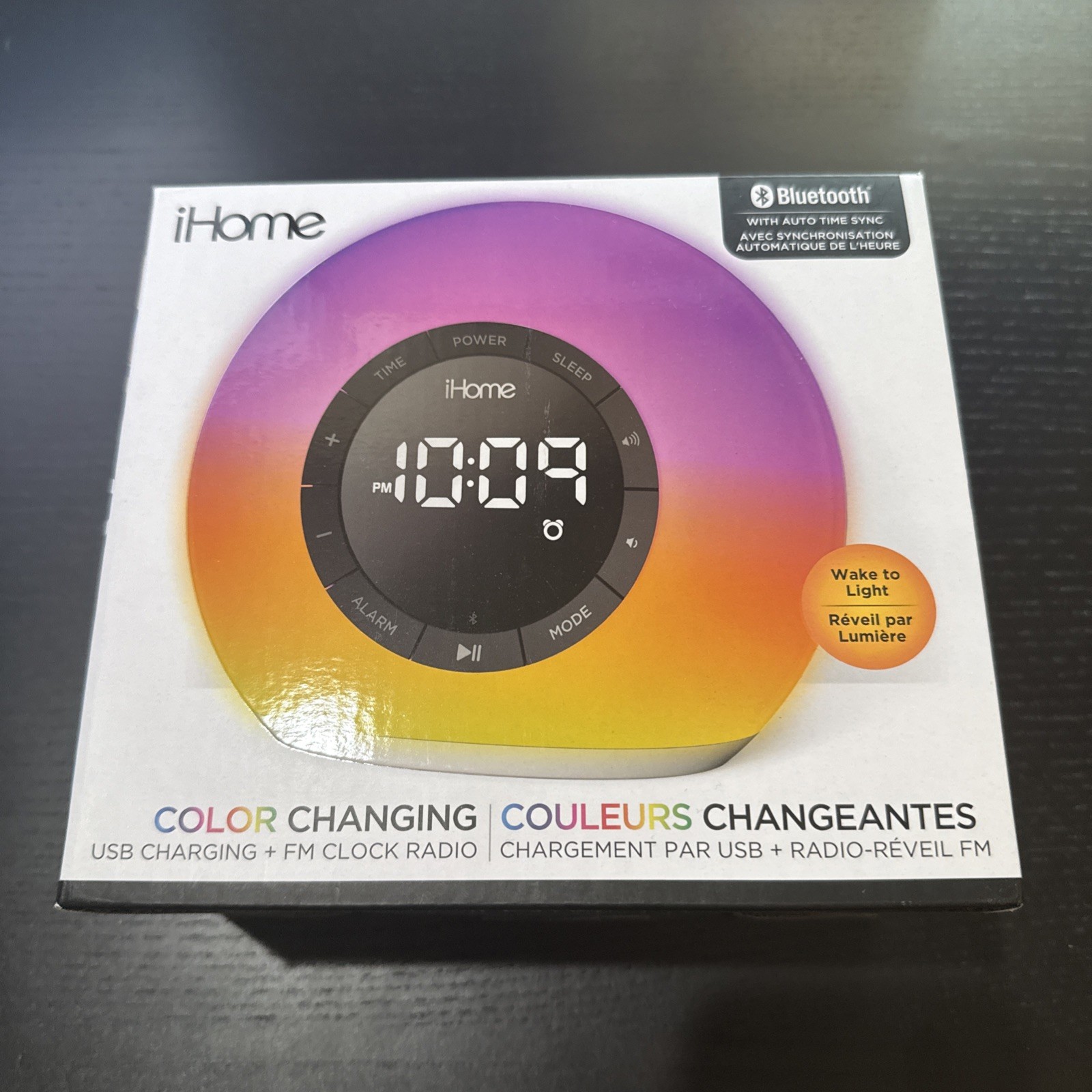 i Home i BT 32 Sunrise Alarm Clock Radio Bluetooth Speaker LED Color USB White photo i Home i BT 32 Sunrise Alarm Clock Radio Bluetooth Speaker LED Color USB White featured image