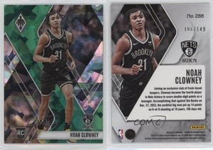 2023-24 Panini Phoenix Rookies Green Ice /149 Noah Clowney #286 Rookie RC