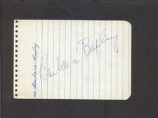 Barbara Baxley - Signed Autograph Book Page - Nashville - The Excorcist III