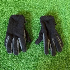 GAP Kids Touchscreen Compatible Fleece Black Outdoor Activities Gloves Size S