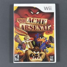 Looney Tunes Acme Arsenal Nintendo Wii Brand New Factory Sealed