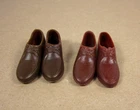 Ken & Allan Shoes 2 pairs brown squishy vtg 60s Mattel Japan