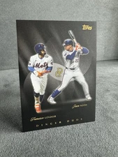 2025 Topps Dynamic Duals Francisco Lindor / Juan Soto Dinger Duos SP Mets