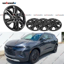 Matte Black For 2019-2022 Chevrolet Blazer L LT 18" Wheel Cover Skins Hub Caps