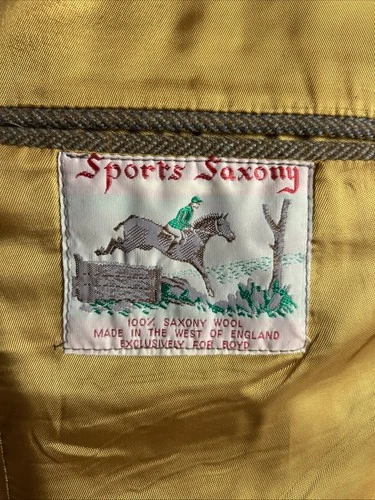 Sport Saxony Tweed Shooting Action Back HACKING Norfolk Blazer Jacket (42S) image 15