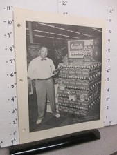 ORANGE CRUSH soda bottle 1960 store display photo Memphis TB clown balloon