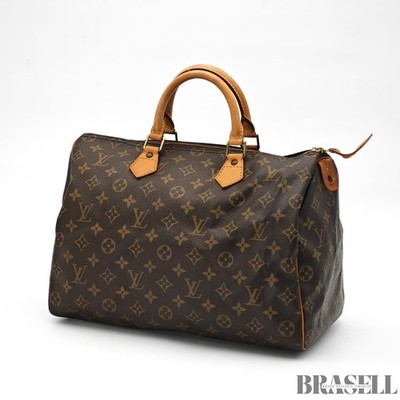 LOUIS VUITTON Speedy 35 M41524 Monogram Mini Boston Bag Handbag Brown