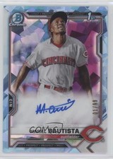 2021 Bowman Sapphire Edition Aqua Refractor 1/99 Mariel Bautista Auto 0nr3