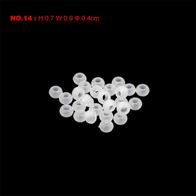 10Pcs Cord Lock Plastic Stopper Cord Ends Toggles Clip Buckle Transparent Clear 