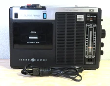 VTG General Electric AM/FM Radio Cassette M8525A Tested See Description