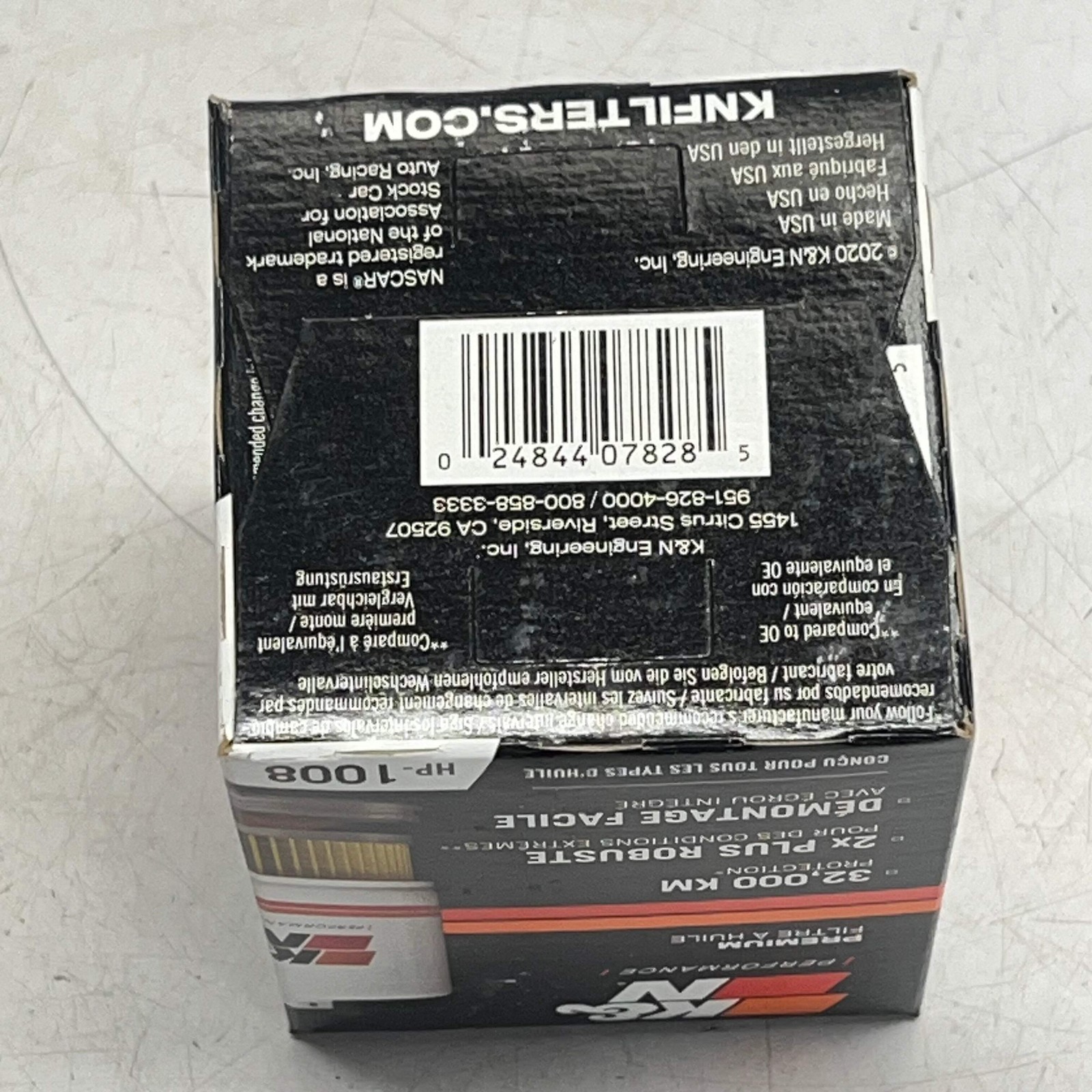 K&N (2 PACK) Heavy Duty Canister Oil Filters Engine Protection White HP-1008
