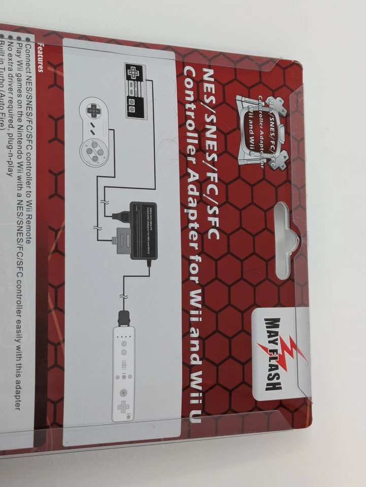 Mayflash NES/SNES/FC/SFC Controller Adapter for Wii & Wii U  - W005 - New - Image 3 of 4