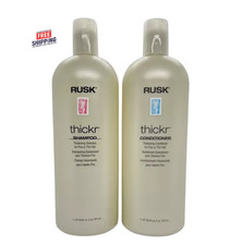 Rusk Thickr Thickening Shampoo & Conditioner 33.8oz / 1 Liter SET 0.73 per gallon