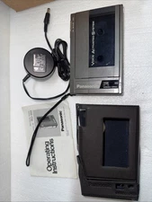 Vintage Panasonic RQ-355 Voice Activated Cassette Player Recorder Complete