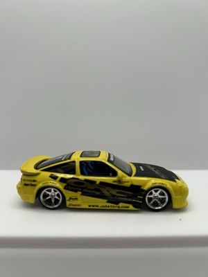 Jada Toys 1/64 Diecast HTF Import Racer Nissan 240sx Wave 7 #062 Yellow.   02